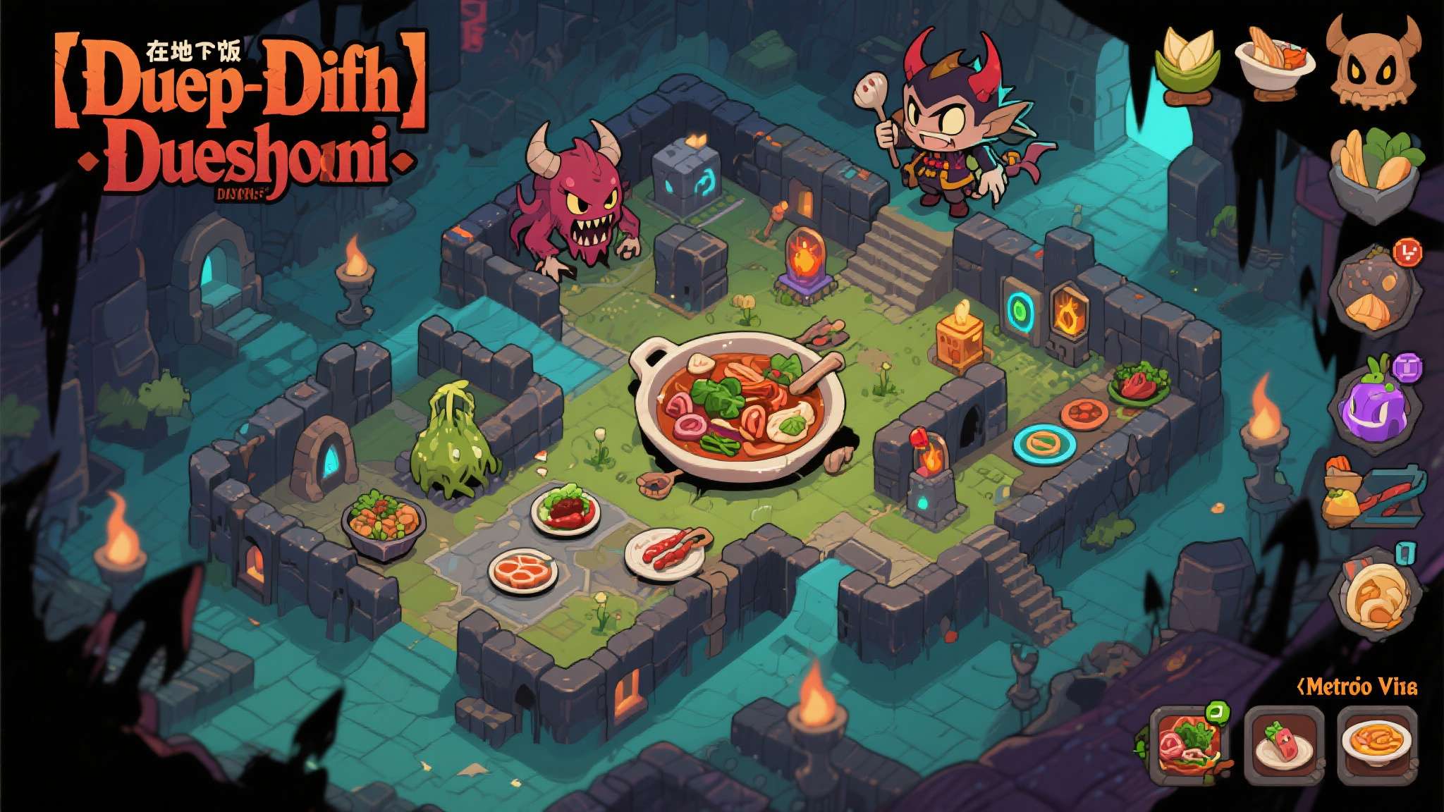 Raw Fury新作《Deep Dish Dungeon》将于今秋加入 XGP,真·恶魔城版迷宫饭来袭! 这套机制与日本漫画《迷宫饭》(Dungeon Meshi)的核心世界观高度契合—